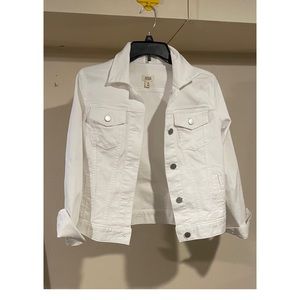 White Jean Jacket